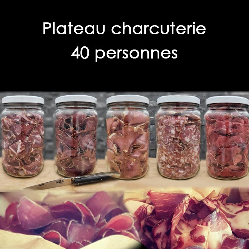 Plateau charcuterie 40 personnes